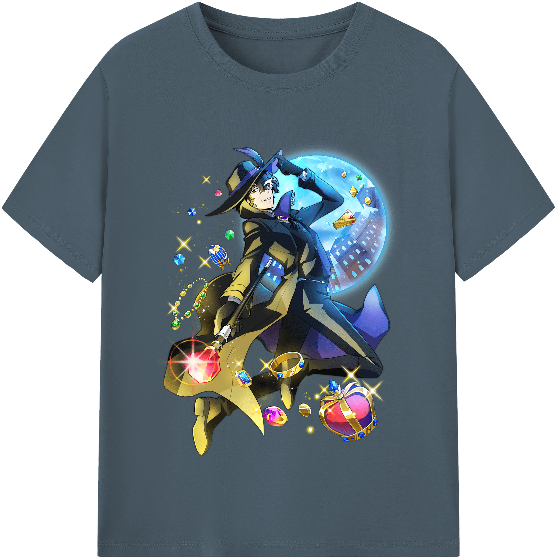 （画像用） 文豪ストレイドッグス Bungo Stray Dogs 綿100％半袖Tシャツ（フロントプリント）